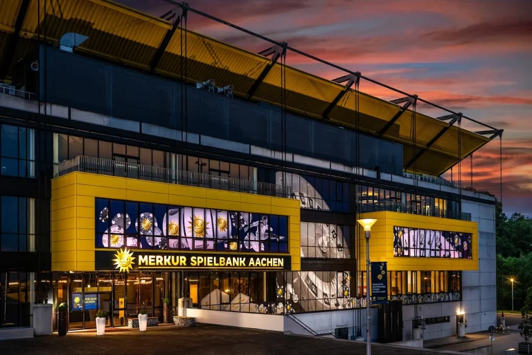 Mein Abend im MERKUR SPIELBANK Aachen: Zocken wo sonst Fußball gespielt wird