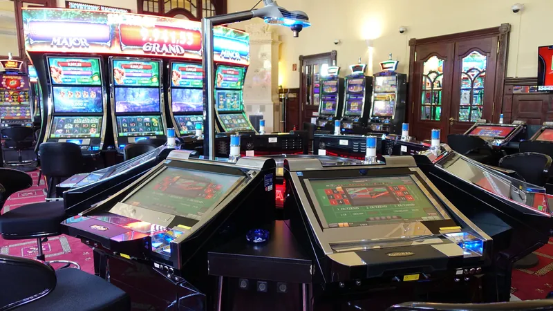 Elektronische Roulettetische und Jackpot-Automaten in der Spielbank Bad Wildungen
