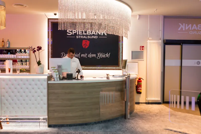 Empfang und Lobby der Spielbank Stralsund