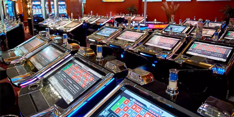 Elektronische Roulette-Terminals in der Spielbank Kassel Kurfürsten Galerie