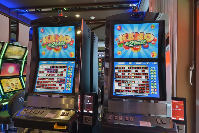 Keno-Spielautomaten in der Spielbank Trier