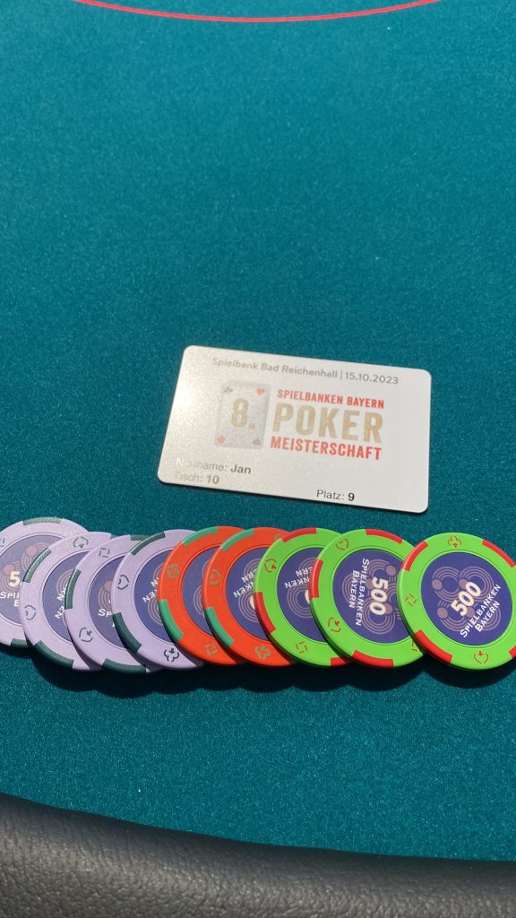 Pokerchips in der Spielbank Bad Reichenhall