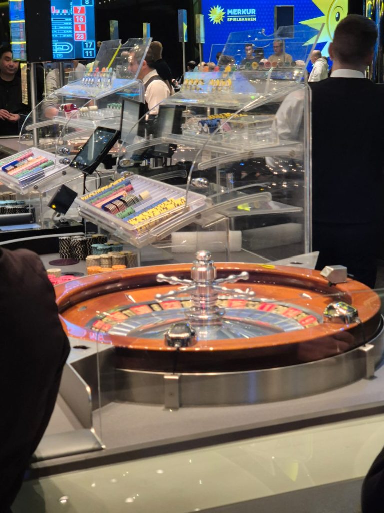 Roulettetisch im Merkur Casino Duisburg