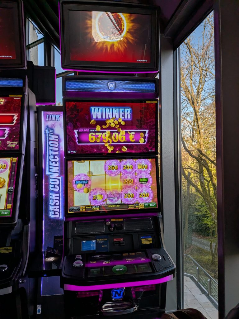 Spielautomat in der MERKUR SPIELBANK Hohensyburg