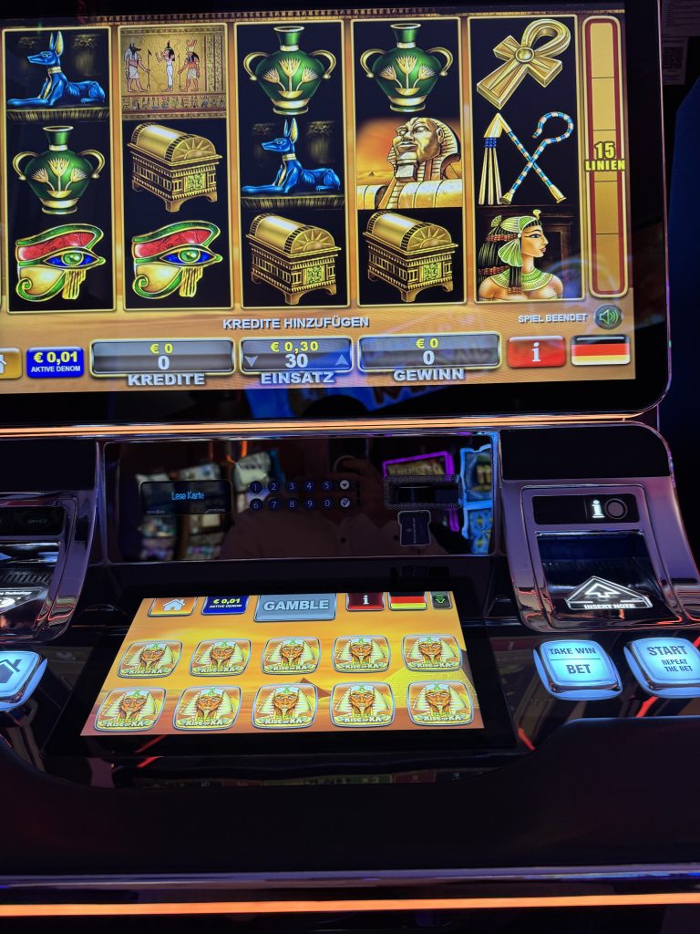 Spielautomat in der Spielbank Bad Kissingen