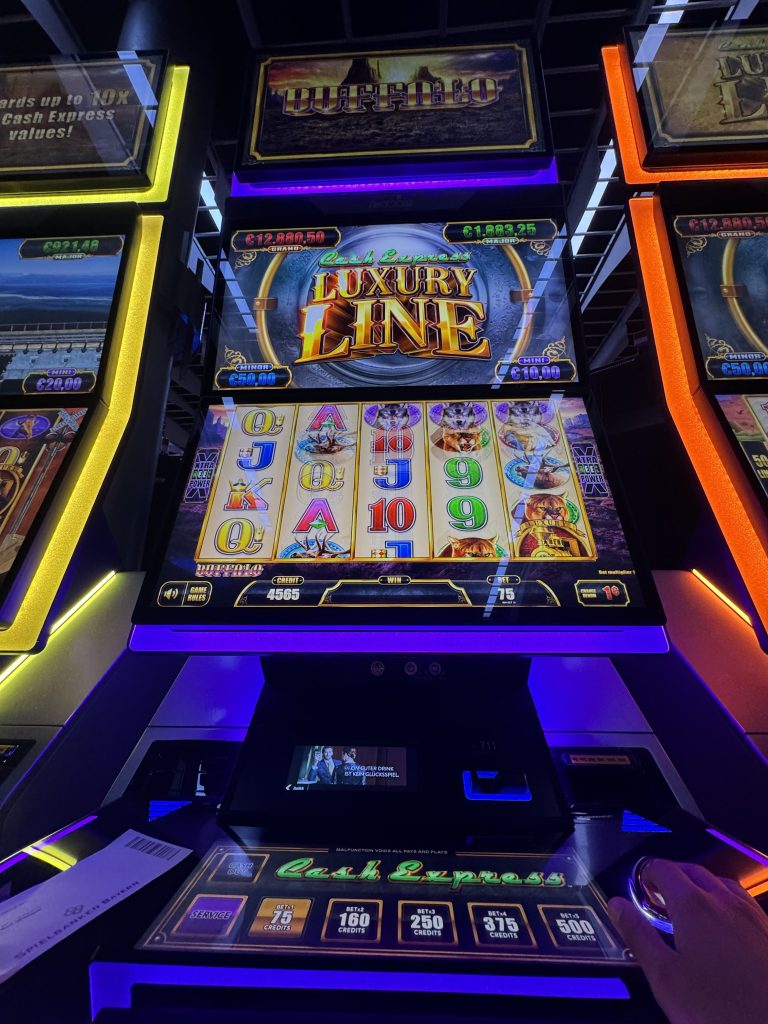 Spielautomat in der Spielbank Bad Wiessee