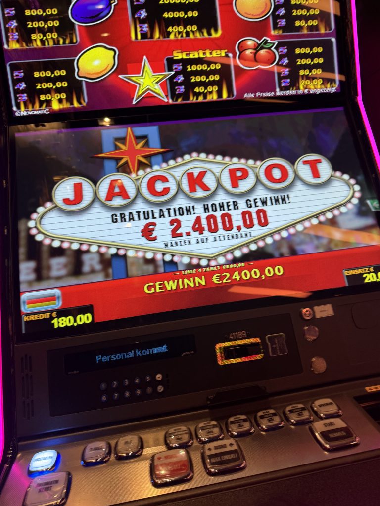 Spielautomaten in der Spielbank Bad Füssing