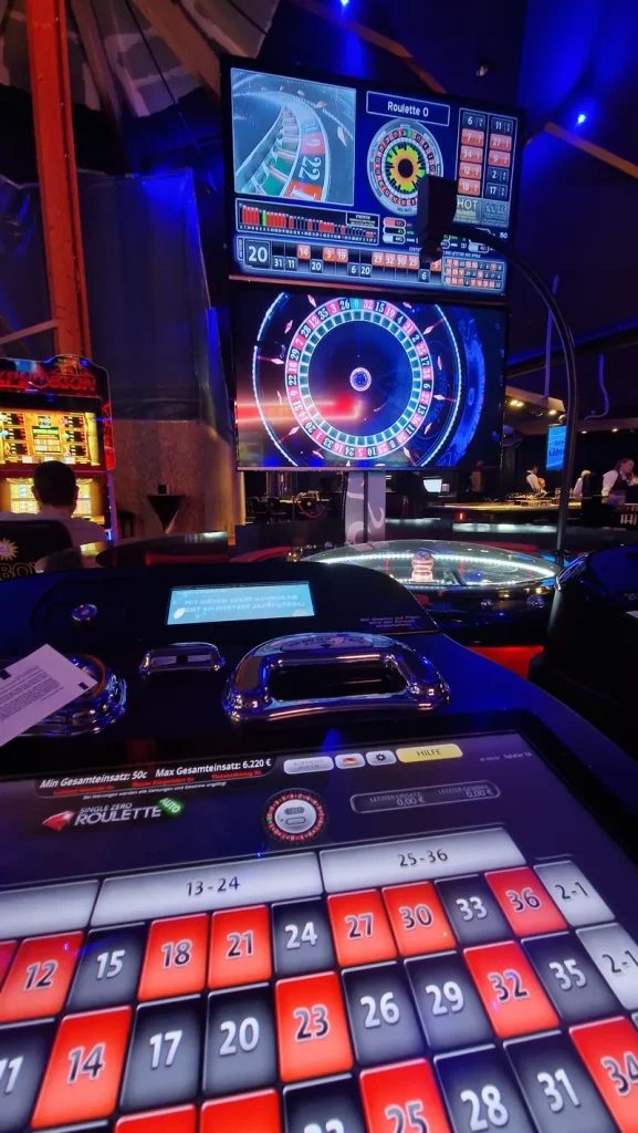 Elektronisches Roulette in der MERKUR SPIELBANK Leuna