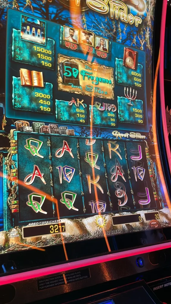 Spielautomat in der MERKUR SPIELBANK Leuna