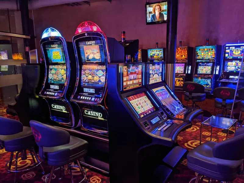 Spielautomaten in der Spielbank Saarbrücken